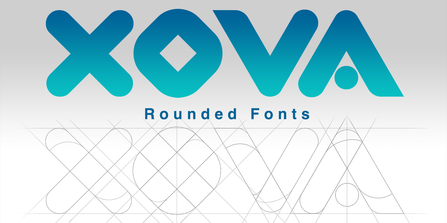Example font Xova Rounded #2